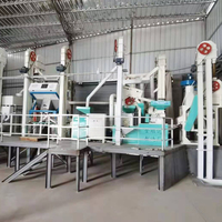 Vente en gros usine 25TPD 25KW Moulin à riz combiné en acier inoxydable, Mini décortiqueuse de riz étuvé automatique, Équipement de décorticage de riz étuvé