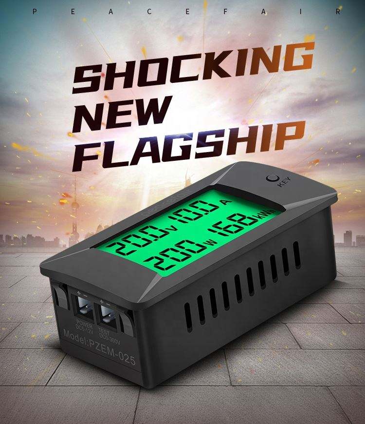 DC 0-300V 300A LCD Voltmetro Digitale Amperometro Tensione - Foto 2