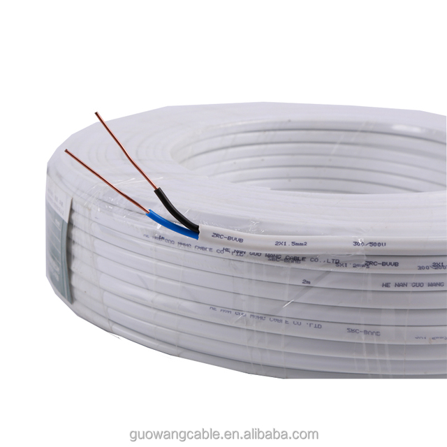 High Quality IEC CCC Flat 0.75 Sqmm 2.5mm 3 Core PVC Insulation Electric Wire Cable