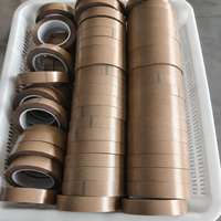 Ruban en fibre de verre enduit de PTFE, ruban adhésif PTFE, ruban d'étanchéité industriel résistant aux hautes températures