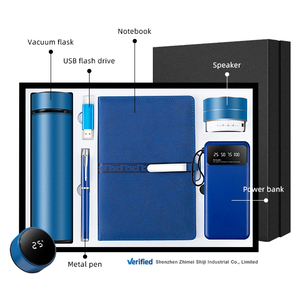 Branding Gift Vacuum Cup Pen USB Flash Drive A5 Notebook Speaker Power Bank Wholesale Gift Items