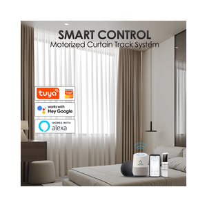 Tuya Wifi ZigBee Rèm điện động cơ nhà tương thích tùy chỉnh theo dõi cơ giới Rèm cho phòng ngủ phòng khách cảm biến ứng dụng - Product Image 3