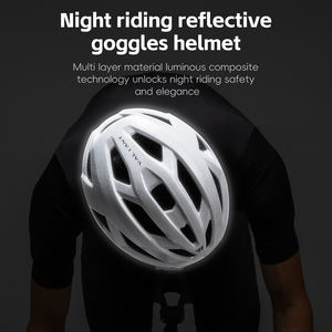 WEST BIKING-<span class=keywords><strong>Casco</strong></span> de <span class=keywords><strong>bicicleta</strong></span> transpirable aerodinámico multicolor, ligero, reflectante, seguro, para ciclismo nocturno - Product Image 2
