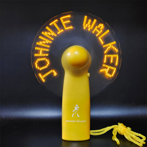 พัดลม LED ป้ายมือถือขนาดกระทัดรัด,พัดลมโลแกนโฆษณา LED ป้ายอเนกประสงค์สำหรับมือถือโปรโมชั่น - Product Image 6