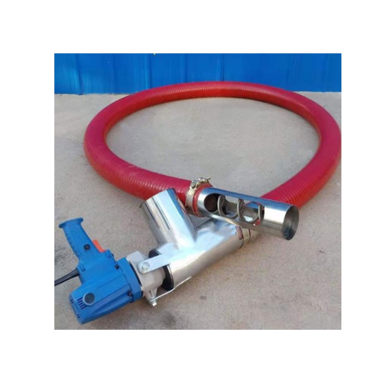 Машина для всасывания зерна с гибким шнеком