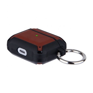 Nueva llegada buen precio TPU + PC cuero Bumblebee Spray estilo almacenamiento auricular caso para <span class=keywords><strong>Air</strong></span> Pods 3 Muti-color opcional - Product Image 5