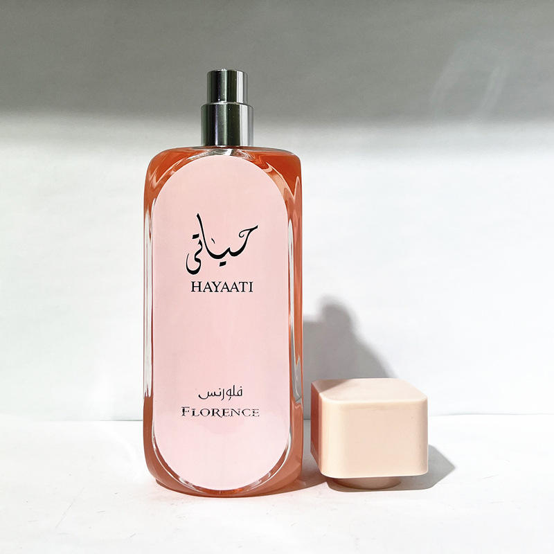 Wholesale Pink Rose Oud Perfume Set for Women Sweet Flavored Arab Ladies'  Glass Bottle Liquid Dubai Arabic Fragrance in Box