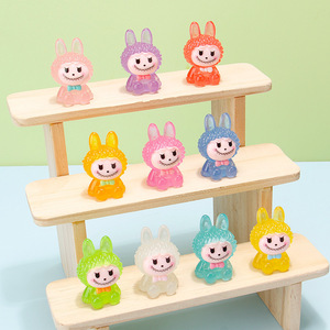 Cartoon Stereoscopic Cloth DIY Resin Accessories Plastic <b>Key</b> <b>Chain</b> Pendant Resin Crafts Decoration for Home Decor - Product Image 5