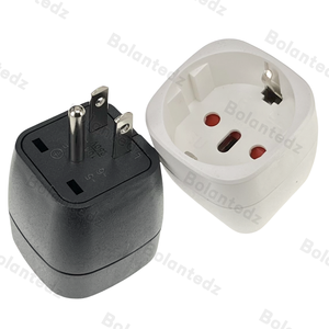 Adaptateur de voyage universel Europe vers Royaume-Uni, États-Unis, Italie, convertisseur de prise Schuko type F (prises européennes) vers type G B 10A, convertisseur de courant <span class=keywords><strong>portable</strong></span> - Product Image 2