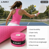 Sangle de raquette antidérapante en PU super adhérente et durable pour padel, tennis, badminton, pickleball