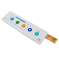 Keyboard Membran Saklar dengan Lampu Latar RGB Warna-warni, Sirkuit FPC Berkualitas Tinggi