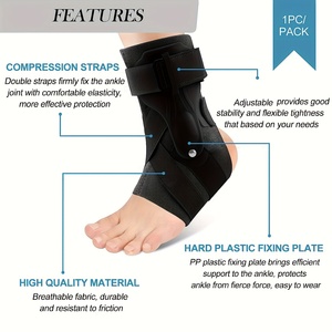 Tobillera con Estribo - Férula Rígida Ajustable para Esguinces, Tendinitis, Soporte Postoperatorio y Protección contra Lesiones - Product Image 6