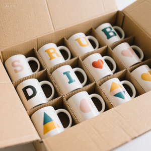 Envío gratis personalizado Retro Irregular logotipo personalizado invierno Taza <span class=keywords><strong>de</strong></span> cerámica tiene mango divertido dibujos animados <span class=keywords><strong>Navidad</strong></span> <span class=keywords><strong>tazas</strong></span> florales - Product Image 2