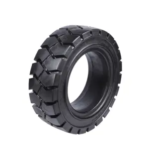 Electric Resilient Forklift Truck Solid Tyre 28*9-15 For Machinery Repair Shops