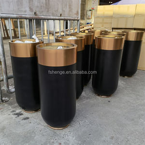 Pot de fleur extérieur en métal de luxe moderne/jardinière décorative <span class=keywords><strong>XXL</strong></span> pot de fleurs en or grands vases floraux - Product Image 6