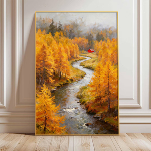 Decoración Original de Lujo para Sala de Estar, Impresión HD de Paisaje Natural, Pintura de Porcelana de Cristal para Decoración de Paredes - Product Image 2