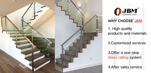 ราวบันไดกระจกแบบไม่มีขอบราวบันไดระบบกระจกลามิเนตสำหรับระเบียง SUS304 - Product Image 6