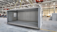Nouvelle conception de maison conteneur pliable moderne en Z avec fonction respirante pour bureau à domicile et espace de vie, emballage plat