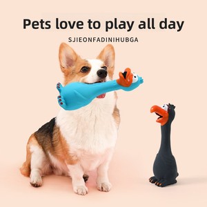 Hot Sale Cartoon Latex Medium Screaming <strong>Chicken</strong> <strong>Squeaky</strong> Chew Toy for Dogs-Best Pet Outdoor Use Play Toy - Product Image 4