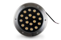 Lampe souterraine à LED de qualité étanche en acier inoxydable et corps en verre IP67 éclairage encastré pour jardin paysage