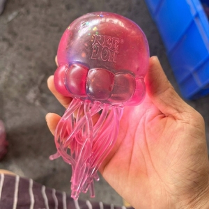 New Sensory XL Jellyfish Squishy Stress Relief Fidget <b>Toy</b> Silicone Latex Plastic Box for Adults - Product Image 1