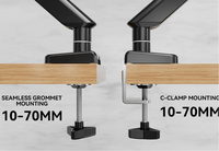 Einfache Montage Monitor VESA Mount Monitor Stand halterung für 17 "-32" Bildschirm größe mit Kabel management