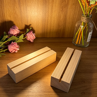 Base de Lámpara de Madera Cálida y Exquisitamente Elaborada, Soporte para Lámpara de Noche LED, Porta Lámparas de Mesa, Color Blanco, Logotipo Personalizado para Uso Duradero, Decoración