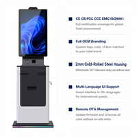 Selbstbedienungs-Touchscreen-Kiosk für Kino, Freizeitpark-Ticketdruck und Zahlungen mit CE-, CB-, FCC- und ISO9001-Zertifizierung