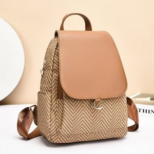 Luxury Women's Genuine Leather Mini <b>Backpack</b> Customizable Designer Bag Fashionable Detachable Strap Zipper <b>Lady</b> Bags for Women - Product Image 3