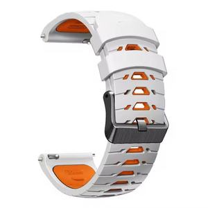 Bracelets de montre en silicone respirant doux de luxe universels de 22 mm pour <span class=keywords><strong>Amazfit</strong></span> <span class=keywords><strong>GTR</strong></span> <span class=keywords><strong>4</strong></span>/3/2,3 Pro, bracelet de montre intelligente réglable - Product Image 2