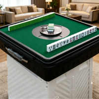 Table de Mahjong Automatique Portable Écologique Moderne, Design Compact de Casino, Table de Mahjong Pliante Sans Soudure pour le Divertissement