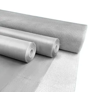 Anping fornitore 304/316 ss filo di acciaio Mesh schermo filtrante 400 micron tessuto filtrante in acciaio inox rete metallica intrecciata