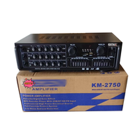 Ev için USB FM BT 2 kanal güç amplifikatörü ile 25W * 2 Karaoke ses AMP