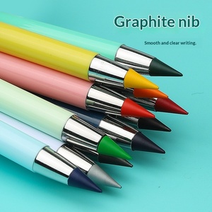 Ensemble promotionnel de crayons de couleur éternels en plastique HB sans encre, ne nécessitant pas d'affûtage, résistants à la casse, pour le <span class=keywords><strong>papier</strong></span> - Product Image 4