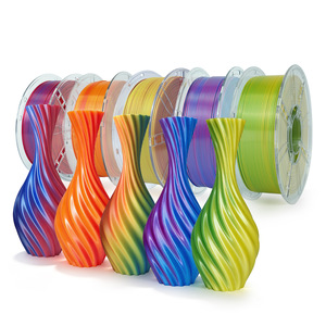 PLA Silk High Toughness Dual and Triple Color 3D Printer Filament FDM 1.75mm with Spool for Bambu <b>Lab</b> and Creality - Product Image 2