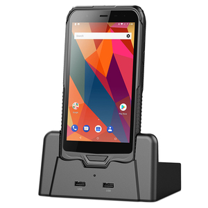 4G LTE hàng tồn kho Máy quét mã vạch máy tính cầm tay PDA <span class=keywords><strong>Windows</strong></span> 10 thiết bị đầu cuối di động gồ ghề PDA với xe gắn kết CE chứng nhận - Product Image 3