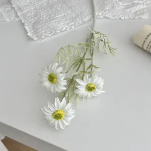 Ins-Style High-End <strong>Silk</strong> Artificial Daisy <strong>Flowers</strong> with Natural Real Touch for Home Living Room Decoration and Photo Props - Product Image 6