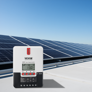 Controlador de Carga Solar MPPT Vevor 20A 12V/24V con Pantalla LCD, Entrada Automática de CC, Regulador de Panel Solar, Monitor de Temperatura - Product Image 2
