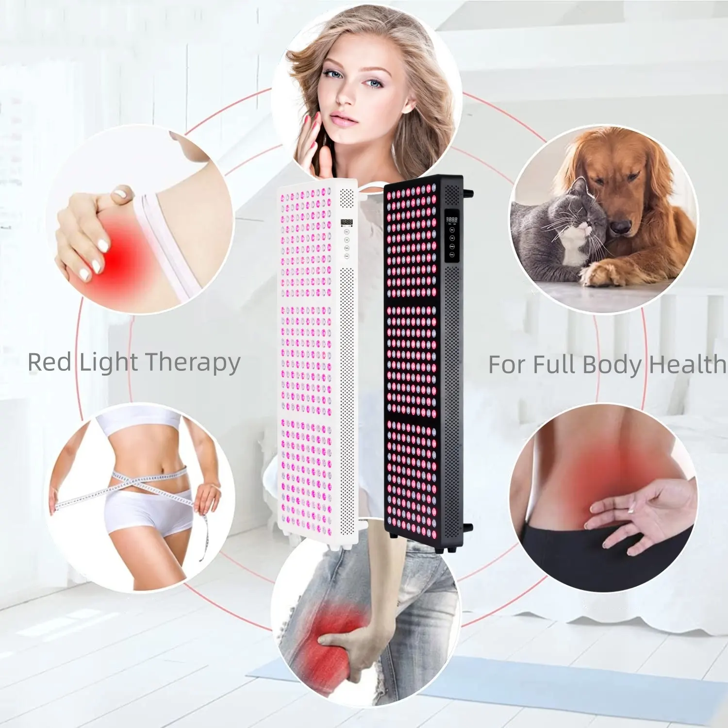 OEM/ODM 7Wavelengths Salon Sauna Use Full Body Face Beauty Skin Care Infrared Device PDT Machine Led Red Light Therapy Panel