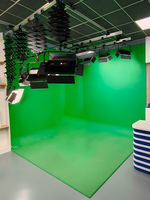 Layar Hijau Chroma Key Ukuran Khusus Simar untuk Studio Profesional dan Siaran