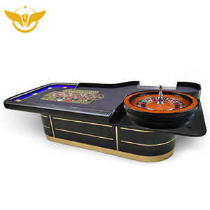 Jeux de table de casino modernes de luxe YH ensemble de table de <span class=keywords><strong>roulette</strong></span> de casino américain européen français noir à vendre - Product Image 6