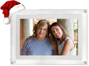 2024 nouvelle vente en gros 5 7 10.1 pouces acrylique cadres Photo numérique lecteur vidéo Photo en ligne pour les cadeaux de fête des mères