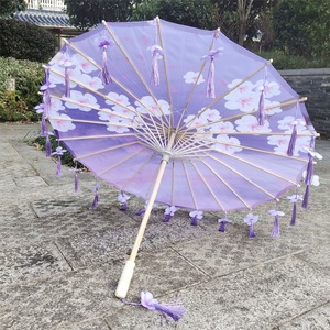 Parapluie vintage fait à la main pour adultes Protection solaire 43 couleurs Design classique pour l'extérieur et l'intérieur pour les fêtes - Product Image 2