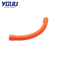 YOUU Famous Australia Coude de conduit électrique en PVC lisse peint, 32mm 90°, modèle de soudure moulée SWB32OR/305 SAA