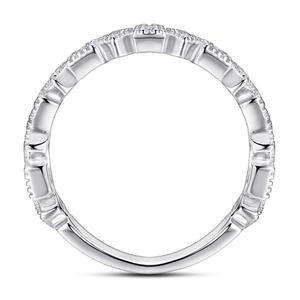 Anillo de Plata con Piedra Preciosa, Anillos de Plata de Ley 925 para Mujer, Anillo de Circonita - Product Image 2