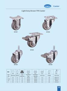 Großhandel Lenk rollen mit Schwenk und Bremsen Ruedas Caster Miniatur Caster - Product Image 3