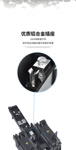 Base de Fusible SENTUO APDM160A 400A 630A, Fusible de Alto Voltaje, Interruptor de Flotación, Montaje Superficial, Nylon PA66 Negro - Product Image 5