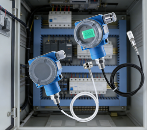 Transmetteur de température industriel Star Meter <span class=keywords><strong>CE</strong></span> certifié CWDZ21C de type split Pt100 avec affichage LED, HART, Modbus-RTU, résolution 0,1°C, IP68 - Product Image 1