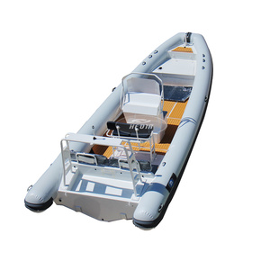 CE 28ft patrulla de lujo DL860 Rib Boat <span class=keywords><strong>Barca</strong></span> Cabinata yate inflable barco abierto <span class=keywords><strong>Barca</strong></span> Bateau Semirigide Grand - Product Image 4