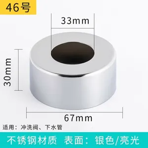 1 adet duvar dekoratif kapak musluk dekoratif delik paslanmaz çelik su borusu bağlayı<span class=keywords><strong>c</strong></span>ı yükseltmek vana ev geliştirme donanım - Product Image 5